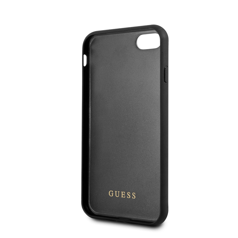 iPhone SE (2022/2020) / 8 / 7 / 6S Hardcase Hülle (GUHCI8MGGBK) - Schwarz / Gold