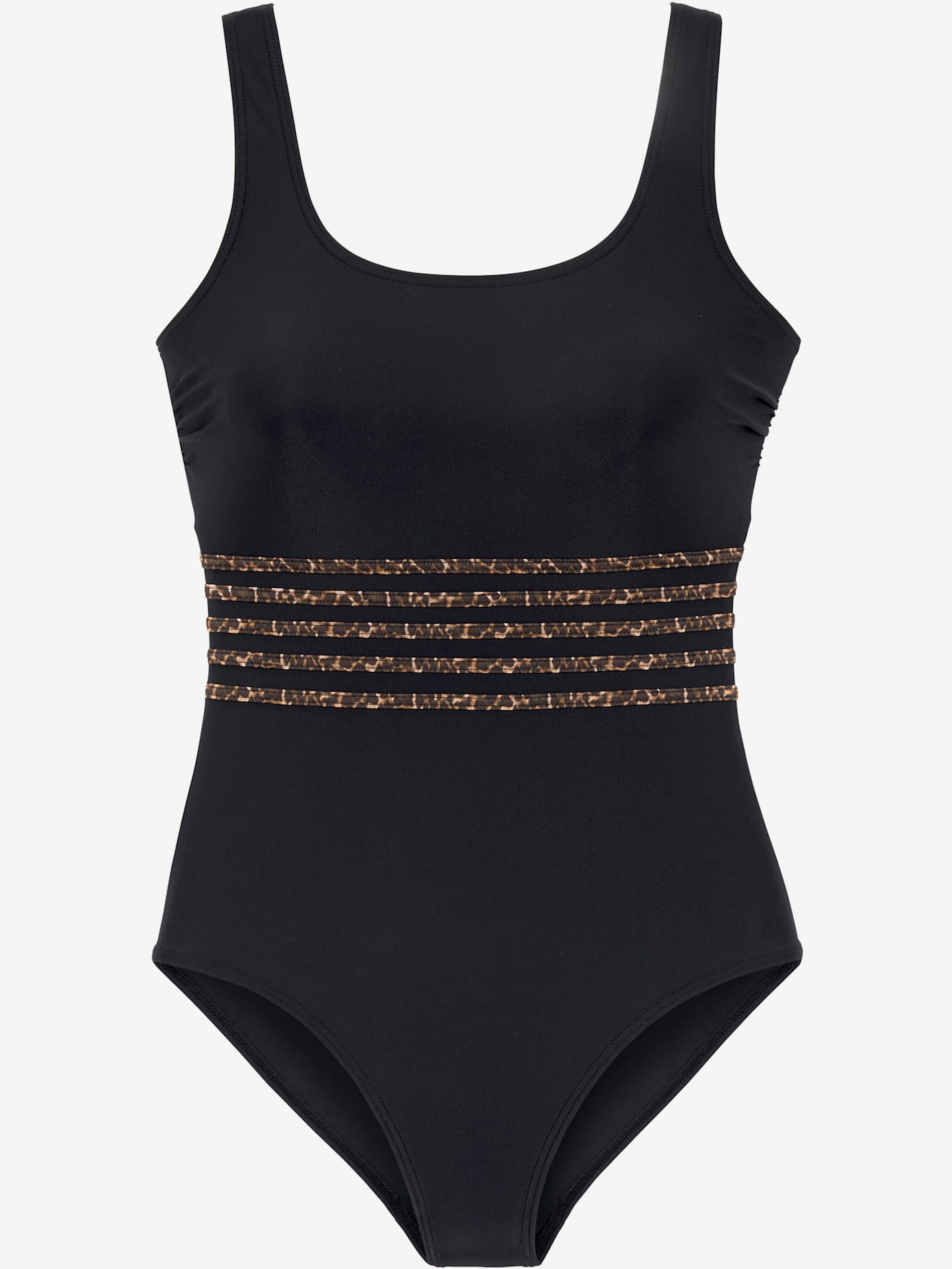 Maillot de bain rayures léopard modernes