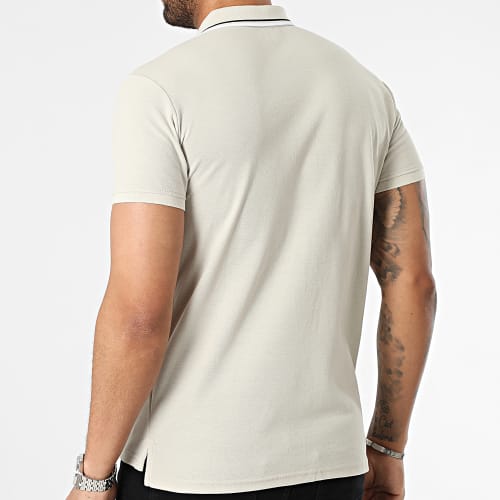 Polo Manches Courtes Beige