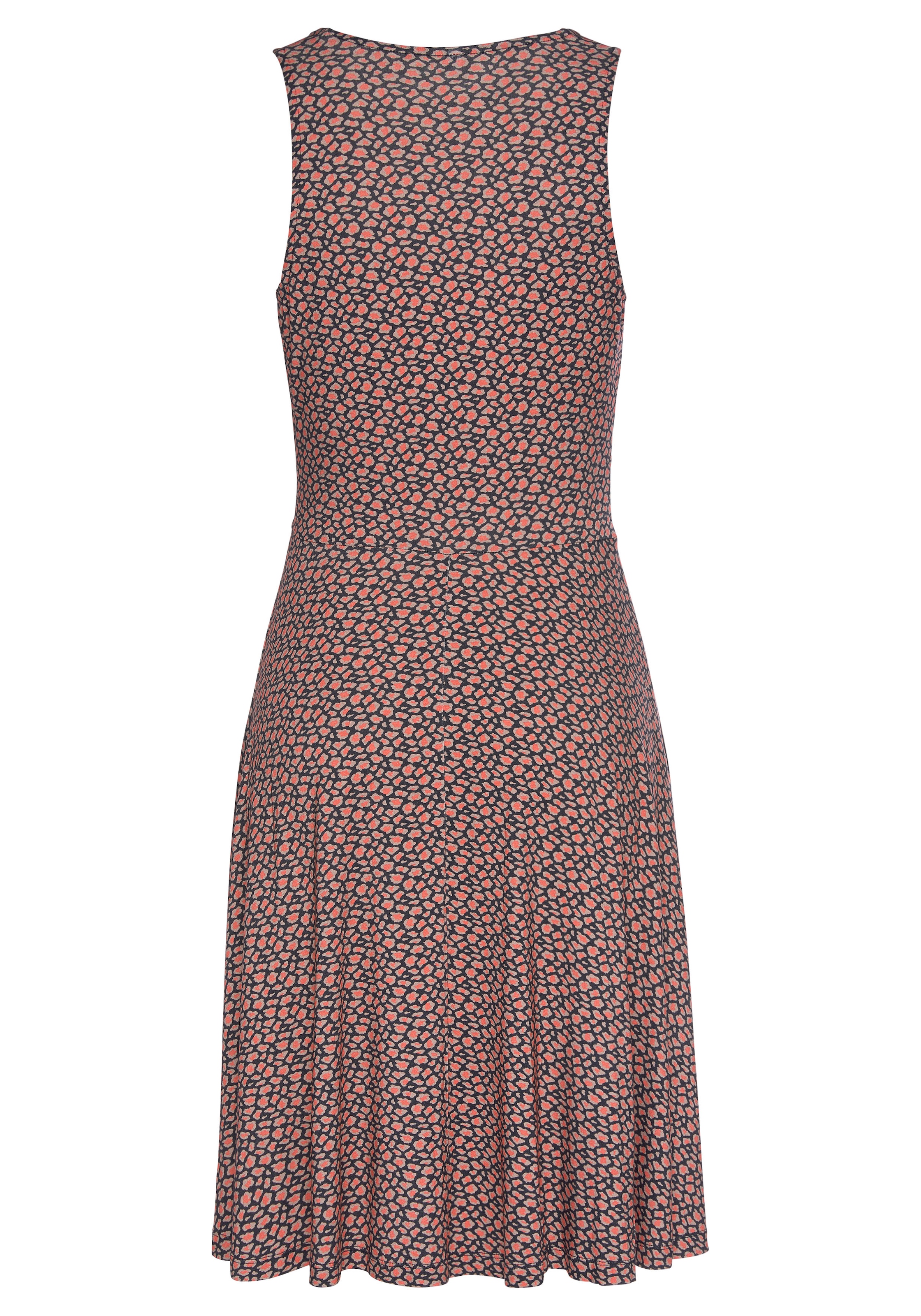 Vivance Jerseykleid mit Alloverdruck in Wickeloptik, Sommerkleid, Strandkleid, casual-chic