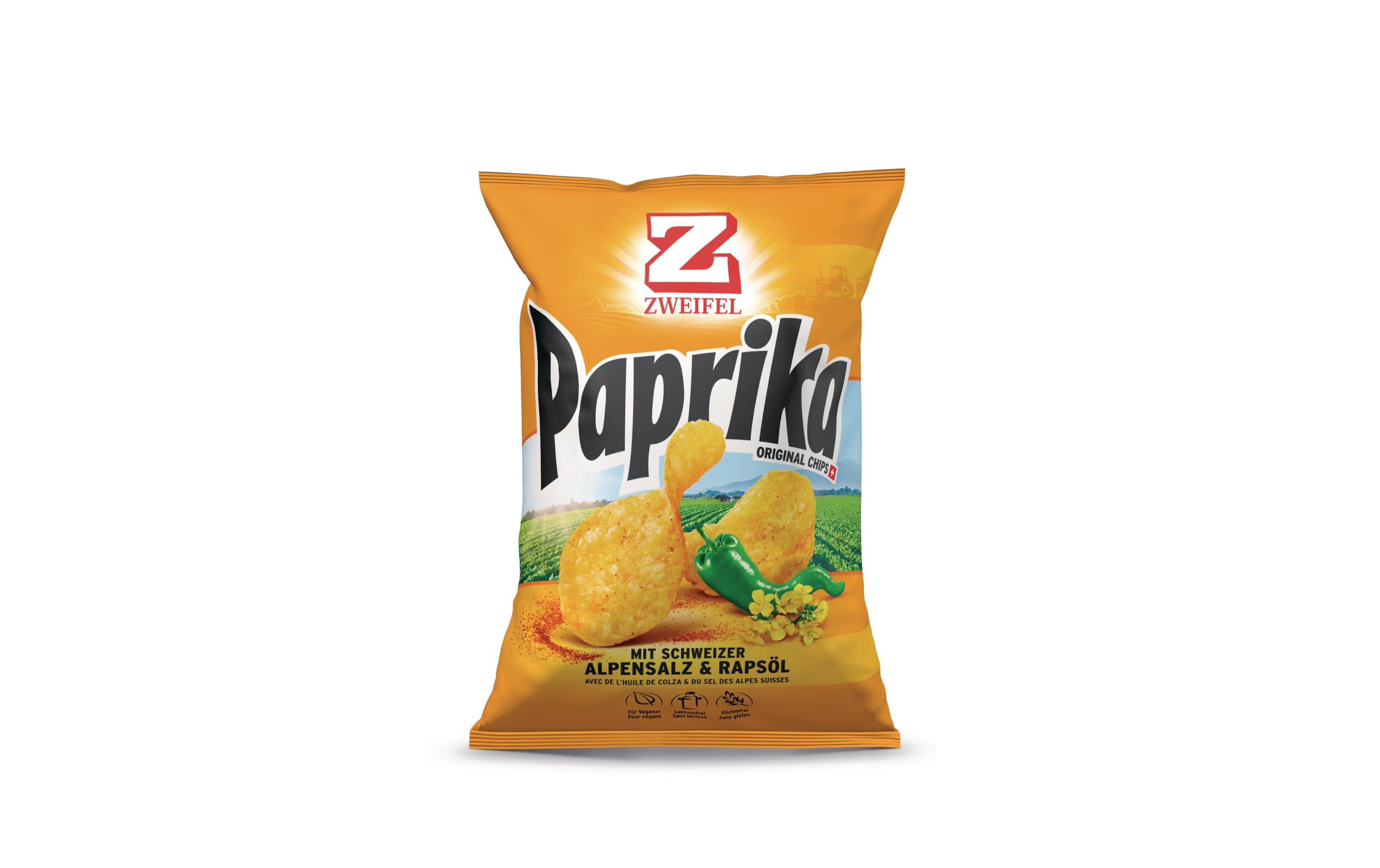 Chips Original Paprika 20 x 30gKartoffel Chips mit rauchig-würzigem Geschmack