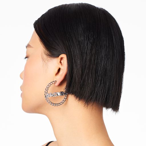 Marc Jacobs The Charmed Chain Hoops, Sølv