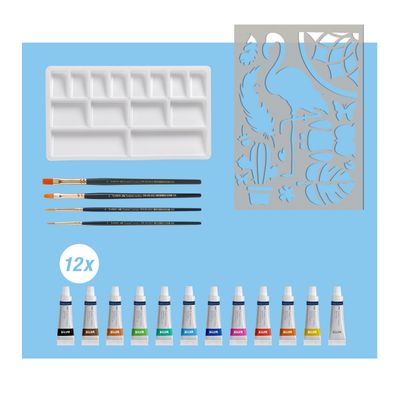 Faber-Castell - Set d'aquarelle avec accessoires - 18 pièces