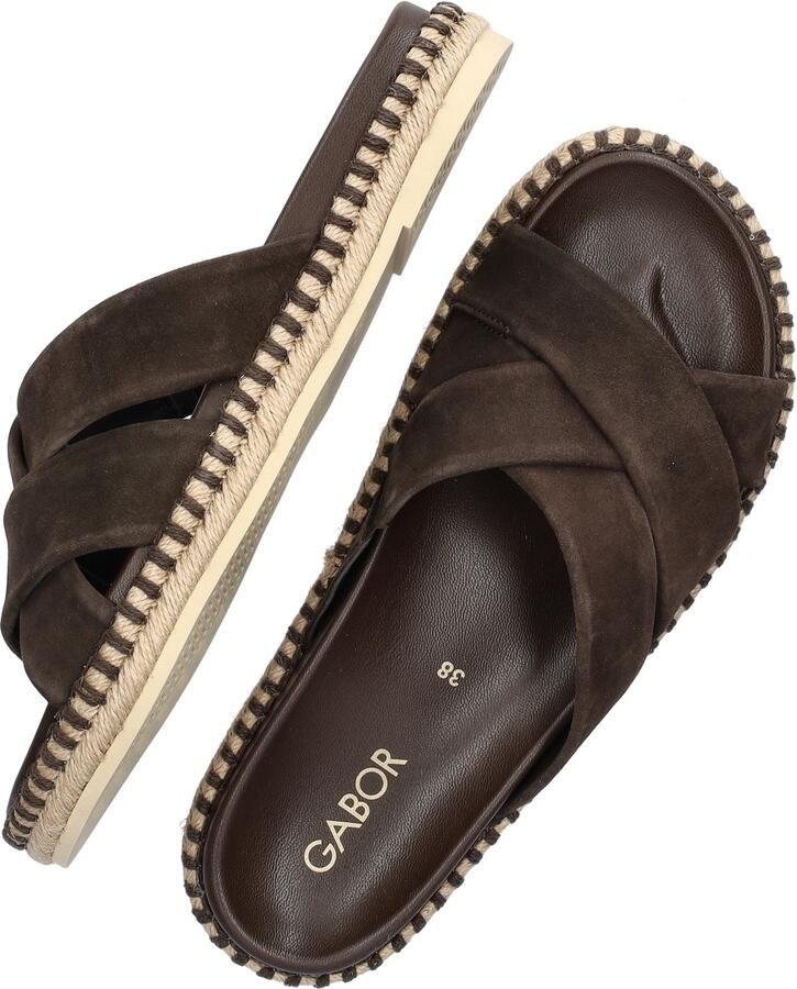 Gabor 780.1 Slippers Dames Bruin