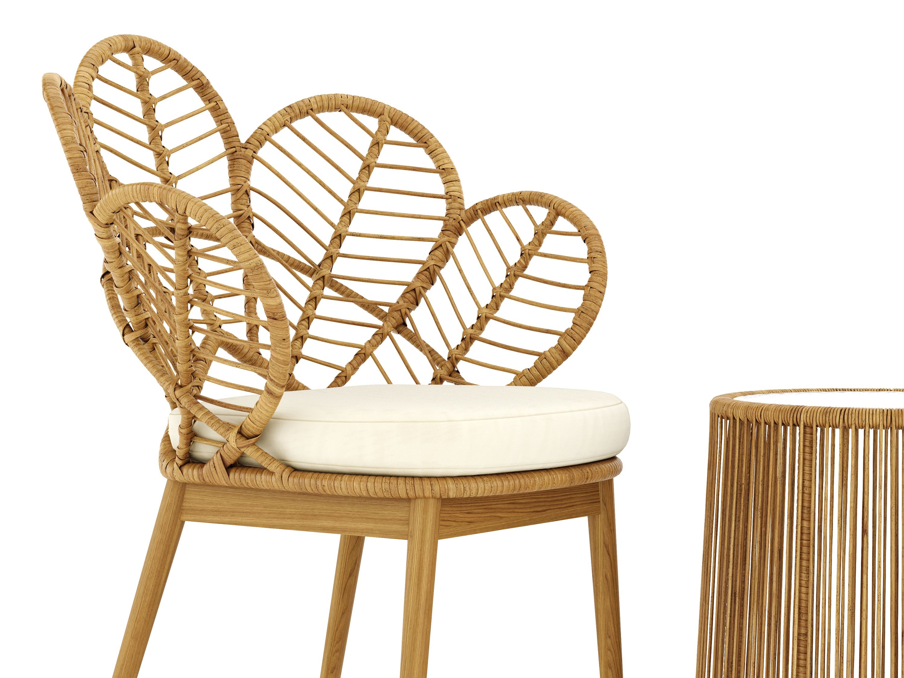 Gartenmöbel Set Rattan COSIMA