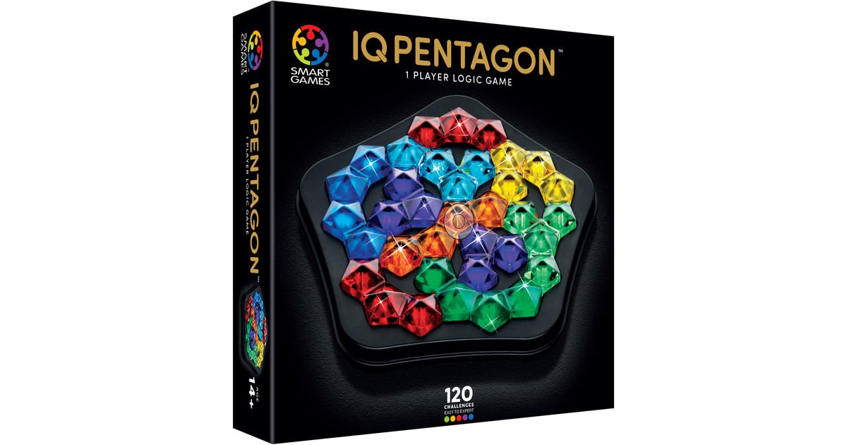 SmartGamesIQ Deluxe Pentagon Denkspel  (Nederlands, 1 speler, Vanaf 14 jaar, 120 opdrachten)