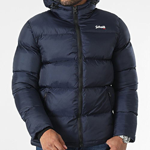 Doudoune Capuche Idaho 2 Bleu Marine