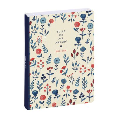 Agenda Green by Julie Adore - 1 jour par page - 12 x 17 cm - bleu - Exacompta