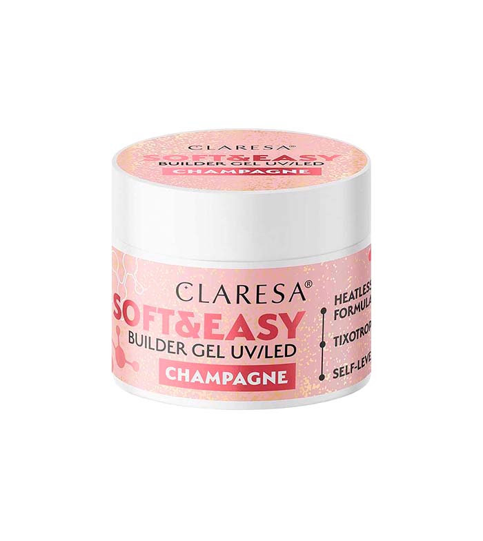 Claresa - Gel Construtor Suave e Fácil - Champanhe - 12 g