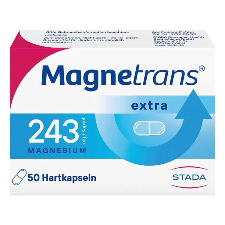 Magnetrans extra 243 mg Hartkapseln, 50 St