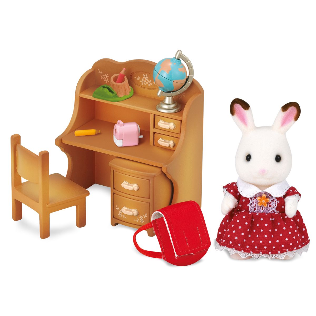 Bureau et Lapin Fille Chocolat - Sylvanian Families 2204