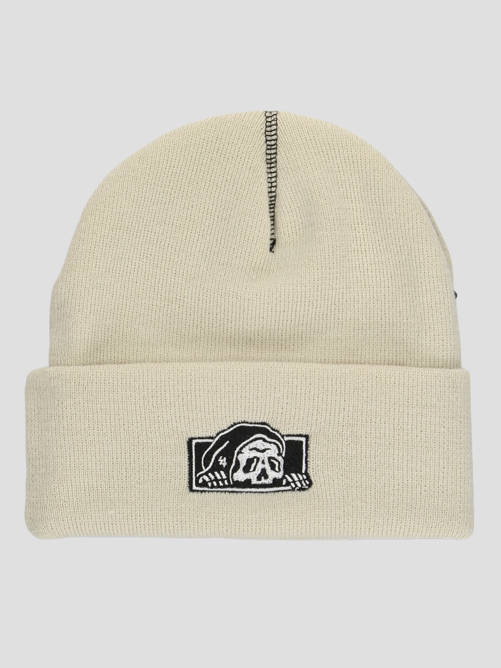 Lurking Class Birch Box Contrast Stitch Beanie natural