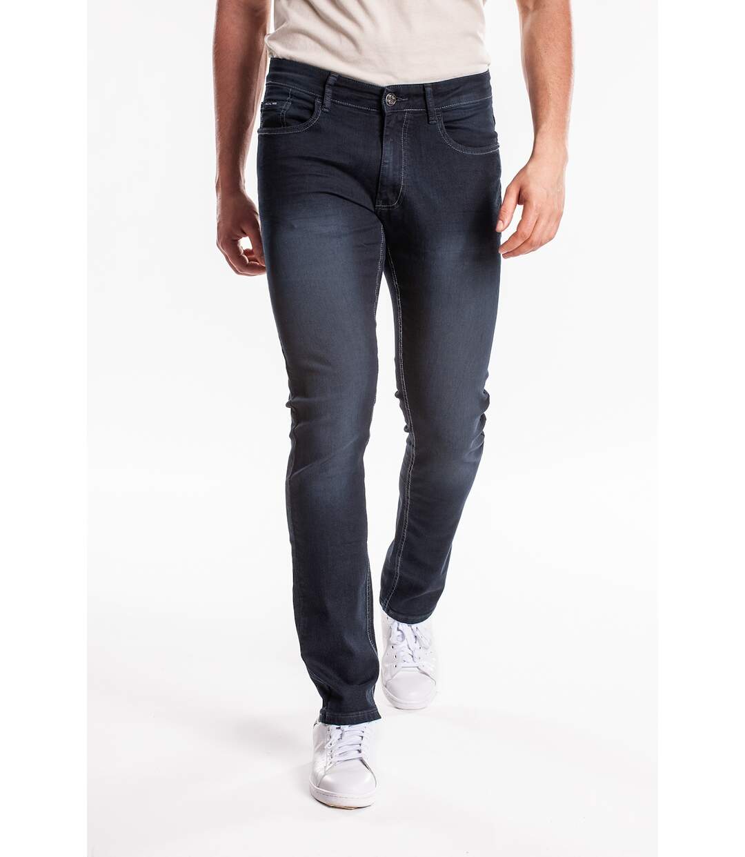 Jeans stretch Fibreflex® RL80 coupe droite ajustée surteint VITO DENIM