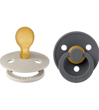 BIBS Colour Schnuller - 2er-Pack - Gr. 1 - Symmetrisch - Sand/Ir