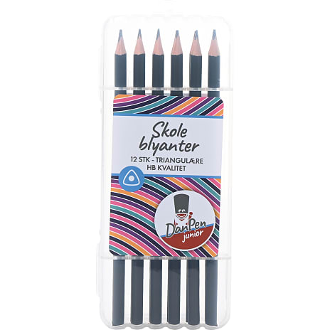 Danpen junior HB blyanter 12-pak