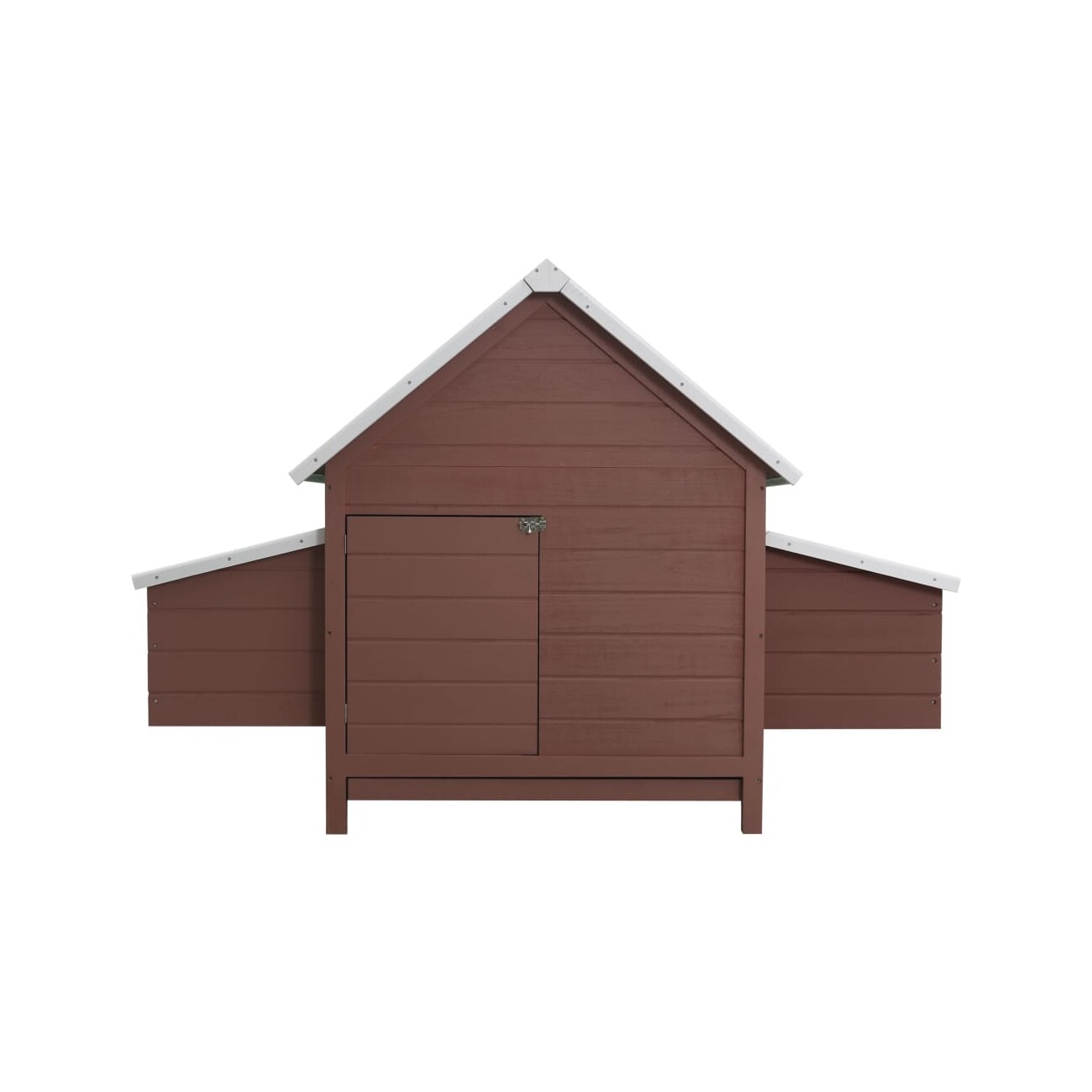 VidaXL Hühnerstall 157 x 97 x 110 cm (L x B x H) braun