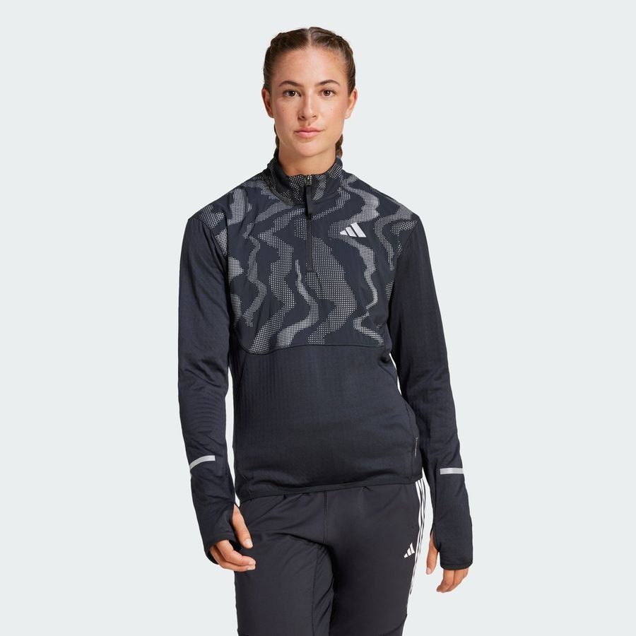 Adidas Haut demi-zip réfléchissant Ultimate Hi Vis