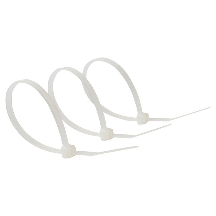 100 colliers de serrage en nylon Diall 3,5 x 150 mm transparent