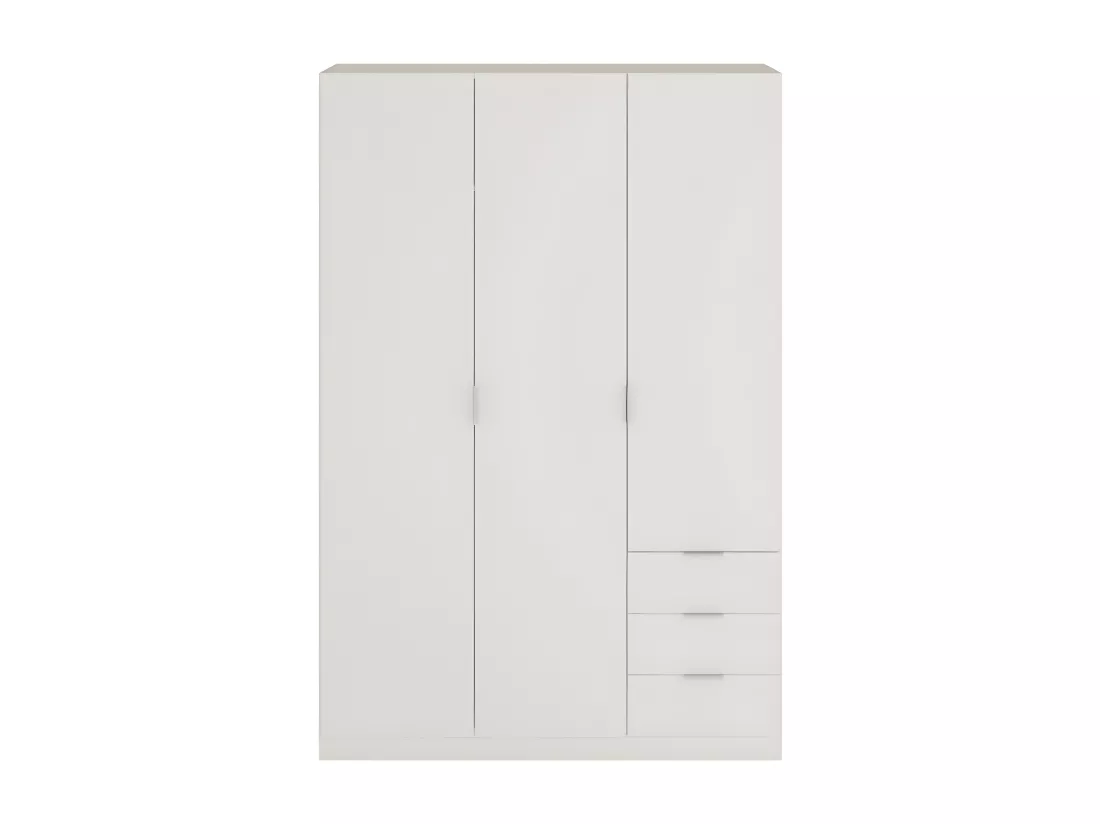 Armoire 3 portes + 3 tiroirs L121 x H180 cm