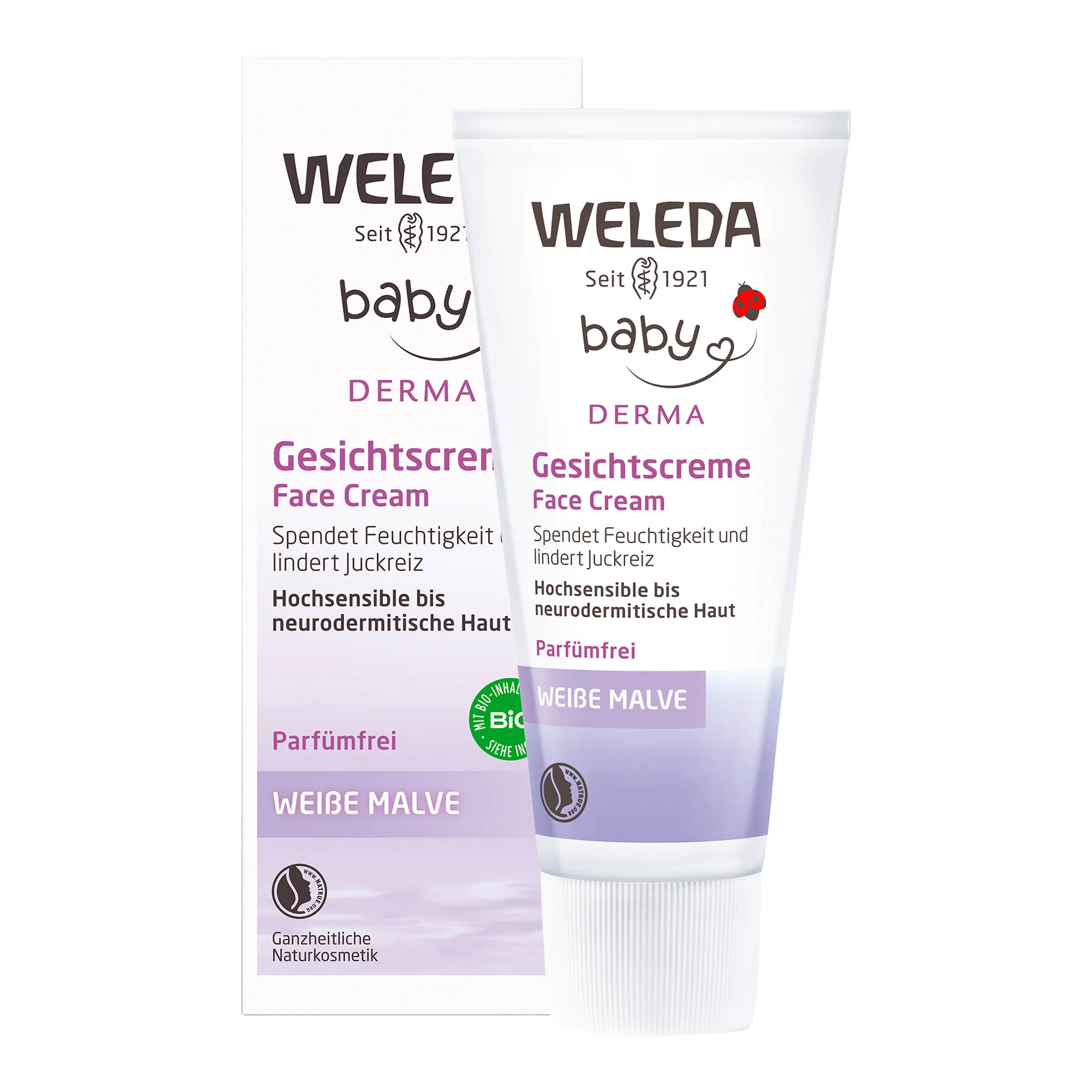 Weleda - Baby Derma Weiße Malve Gesichtscreme 50 ml