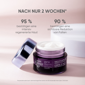 Louis Widmer Proderm Night Cream parfümiert, 50 ml