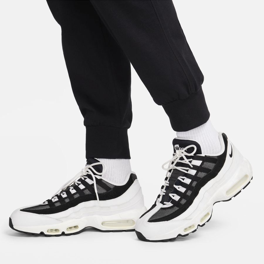 Nike Club Men's Knit Joggers BLACK/WHITE