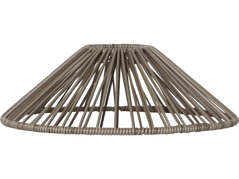 Star Trading Lampenschirm Vide 25 cm, Beige Schirm für Pendelleuchte