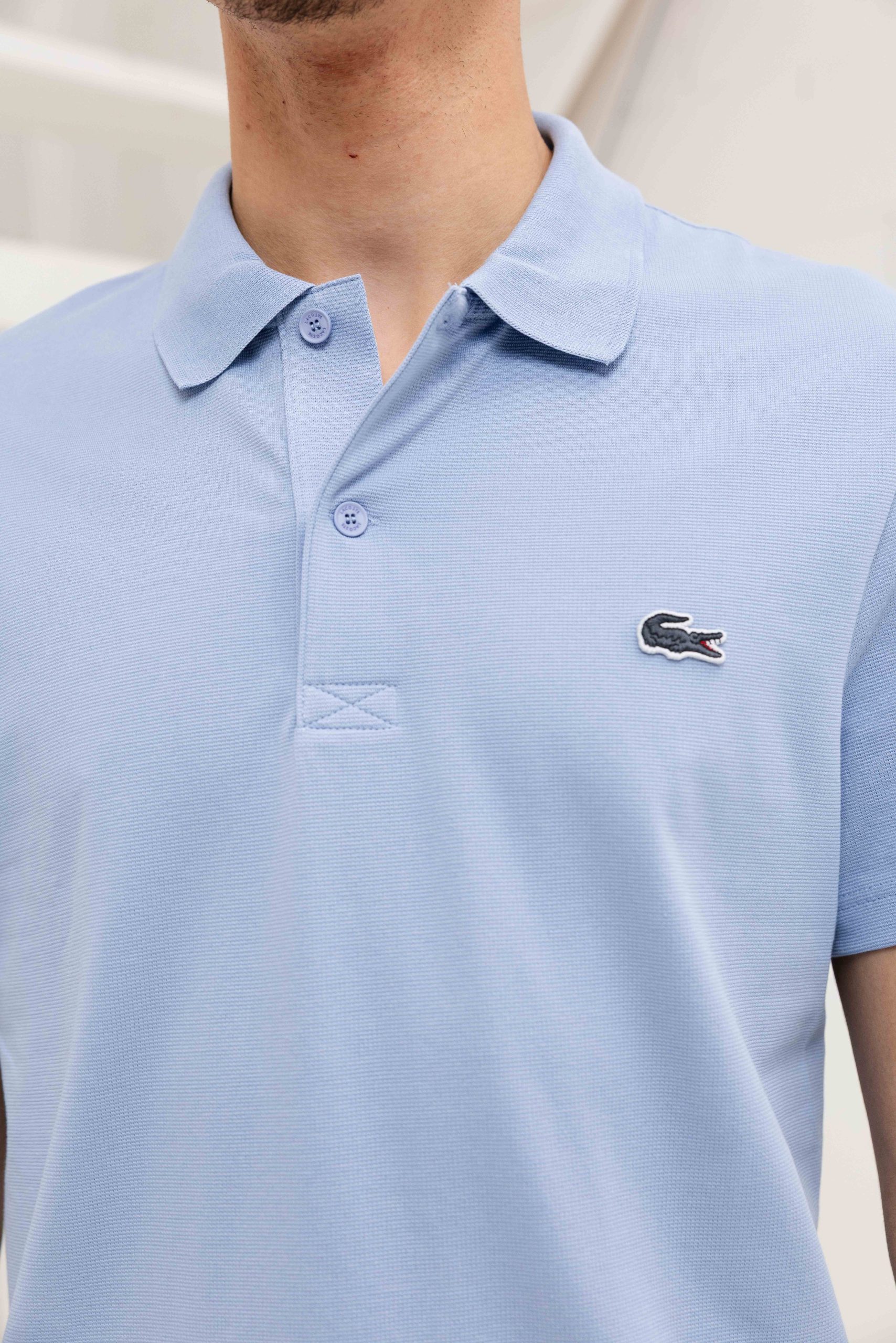 Lacoste Polo Heren Lichtblauw