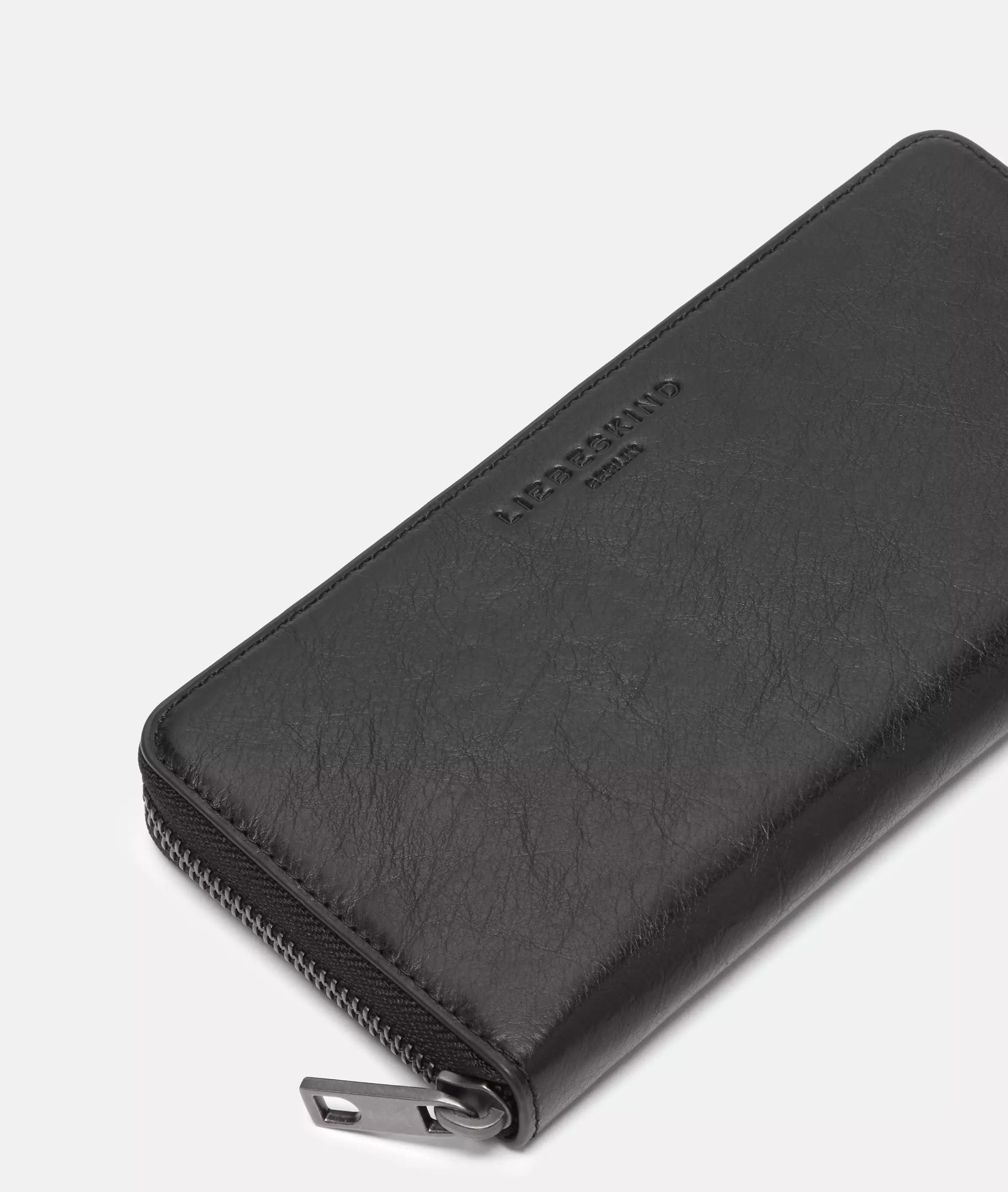 Wallet Large wallet made from waxed leather