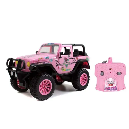 Dickie Toys RC Pink Driverz Jeep Wrangler 1:16