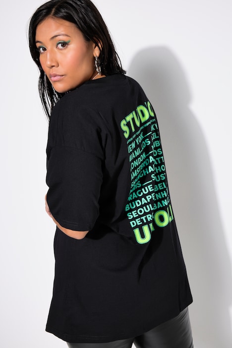 T-Shirt, Bandshirt, oversized, Tour-Print