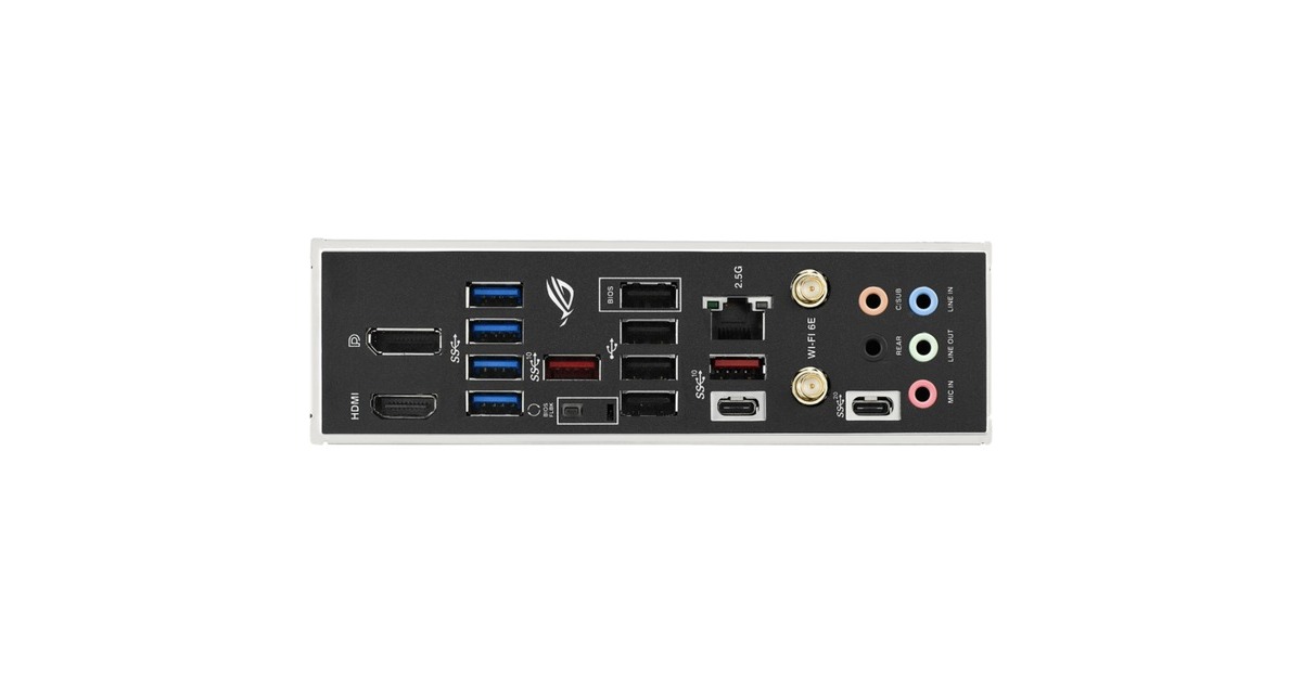 ASUSROG Strix B650E-F Gaming WiFi socket AM5 moederbord  (Zwart, RAID, 2.5 Gb-LAN, Wi-Fi 6E, BT 5.2, Sound, ATX)