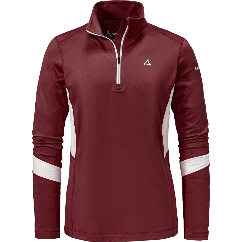 Schöffel Lenggries Longsleeve Damen darkburgundy