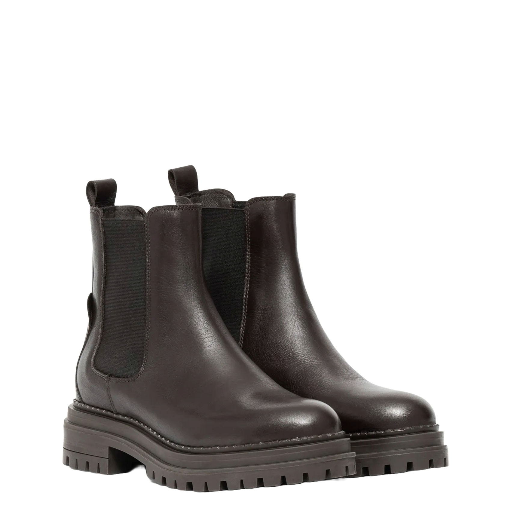 SHARLY - Bottines en cuir | Marron