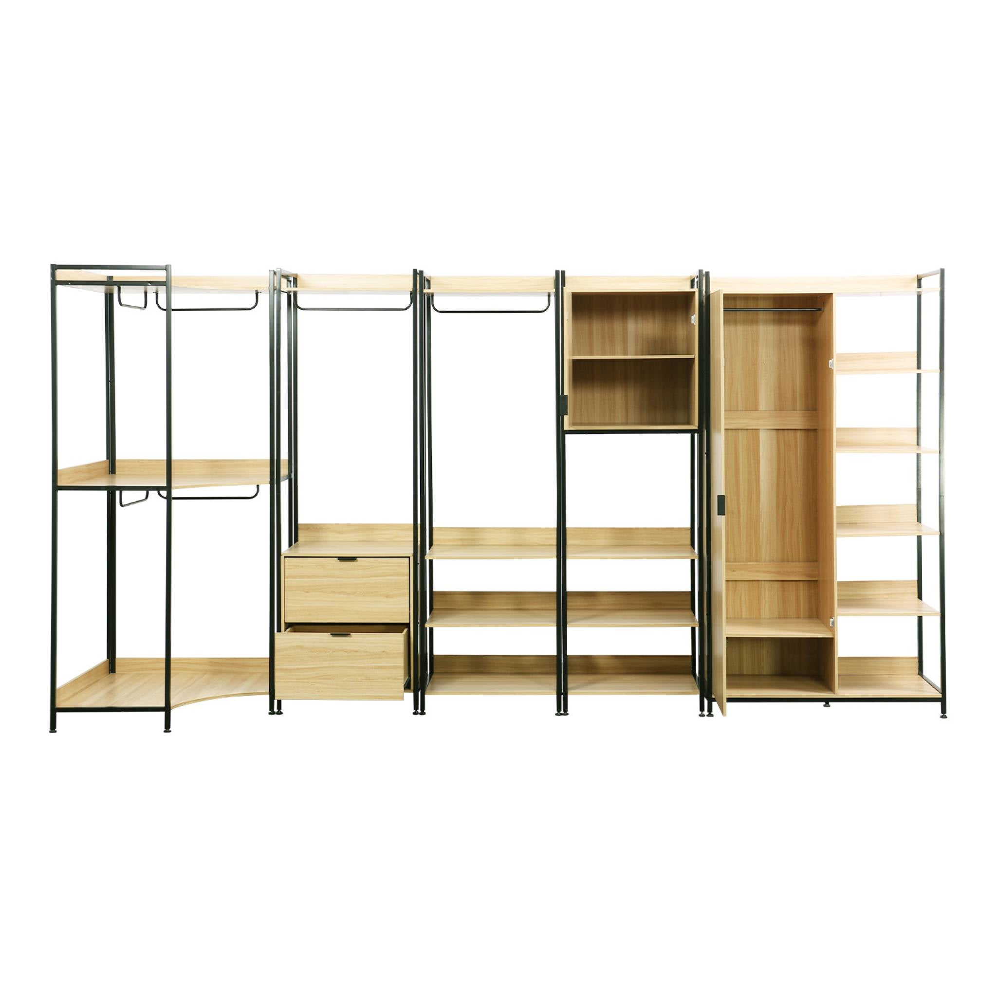 sweeek - Modulaire kledingkast met 5 eenheden