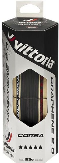 Vittoria - Corsa Tubular Graphene 2.0 - Fietsband - Zwart - Katoen