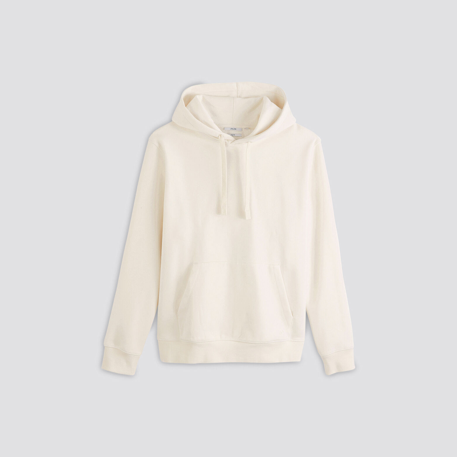 Sweat à capuche essentiel Ecru