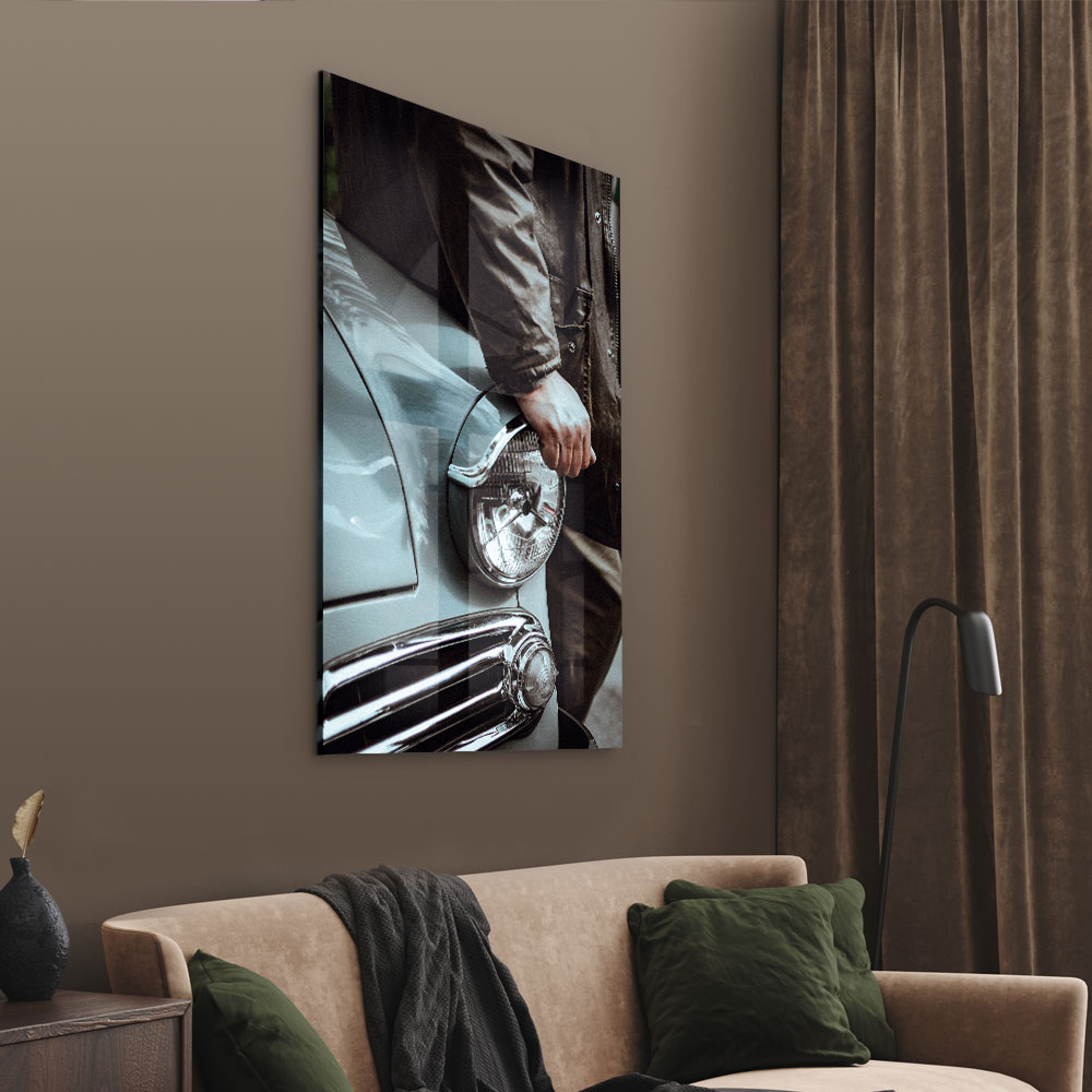 Walljar acrylglas schilderij - Classic Car Acrylglas schilderij - 70 x 100 cm