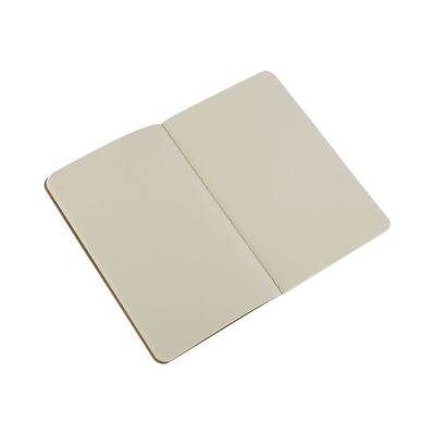 Moleskine Cahier Pocket - 3 journaux - 9 x 14 cm - 64 pages - uni - marron kraft