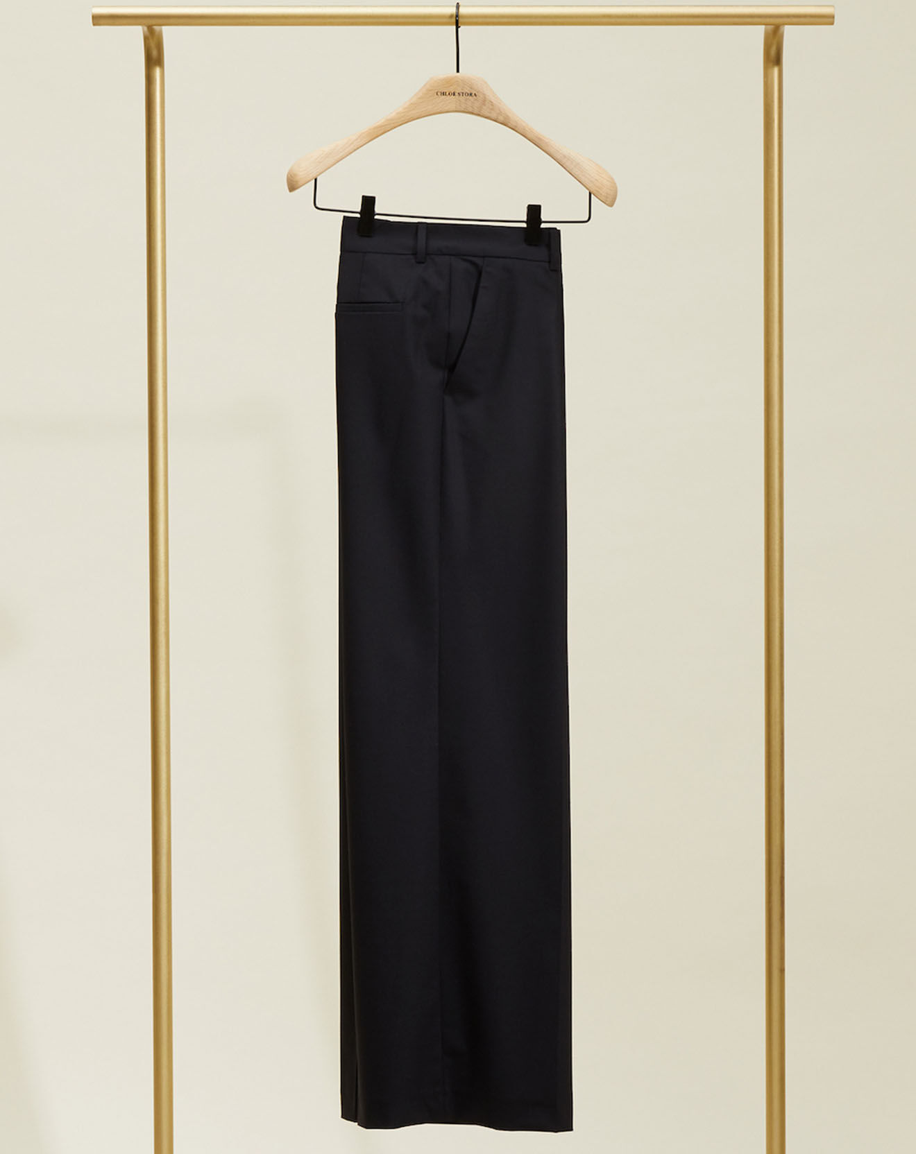 Chloé Stora Pantalon en Laine mélangée Orson noir