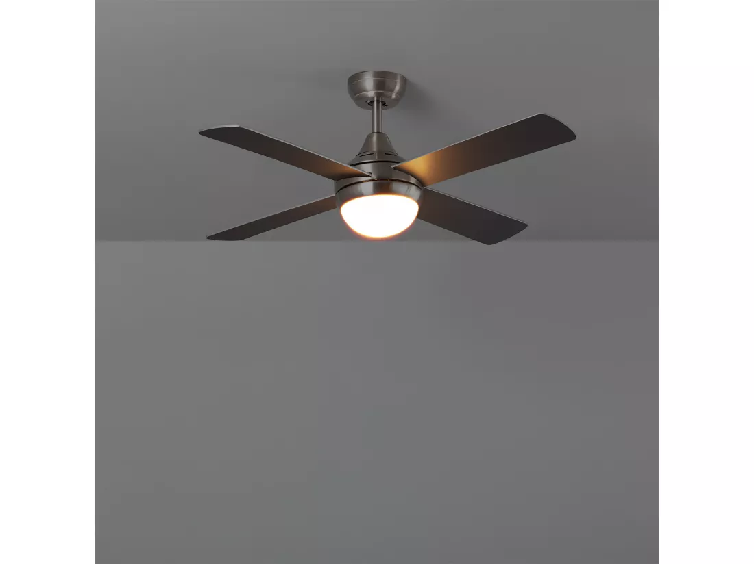 Ventilateur de Plafond Navy Niquel 110cm WiFi Nickel