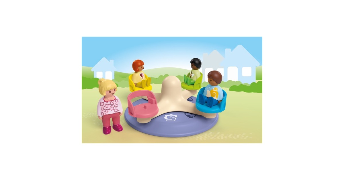 PLAYMOBILJunior - Cijfercarrousel Constructiespeelgoed  (71701)