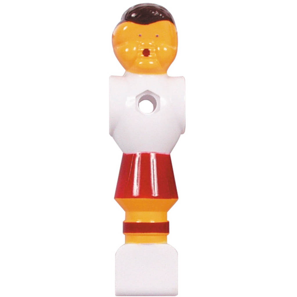 Tafelvoetbalpoppen 16mm (rood/wit)
