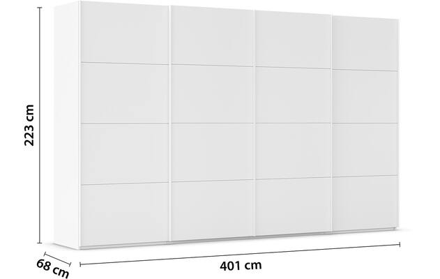 Kledingkast Finca Mat Glas