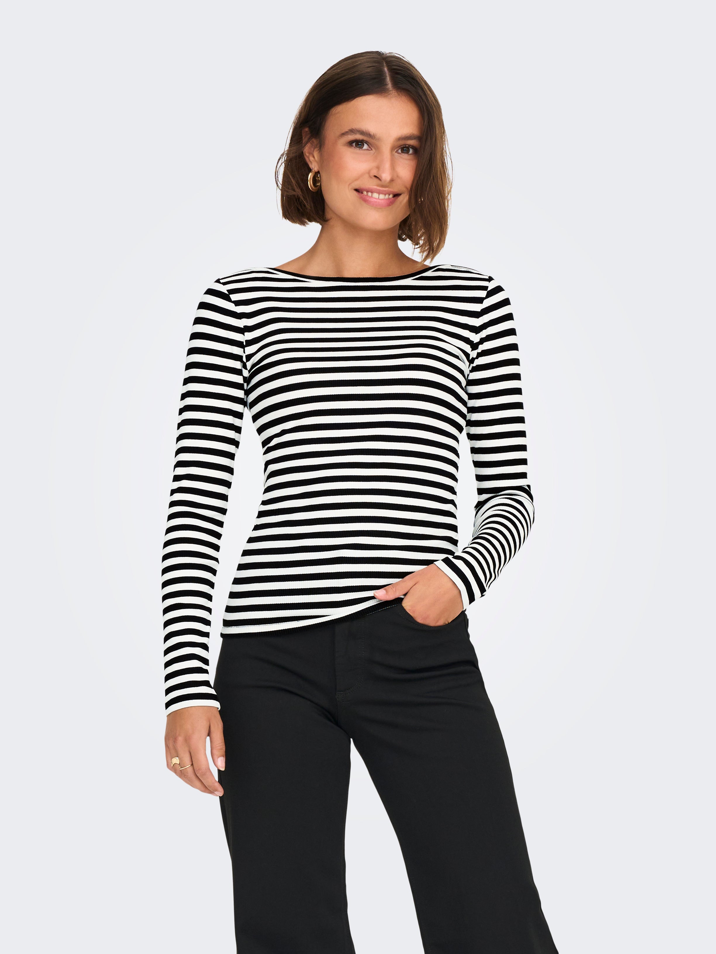 ONLTRISTA Top Black