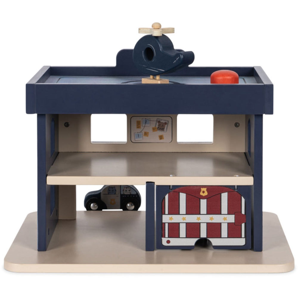 Køb Konges Sløjd Blue Multi Wooden Politistation