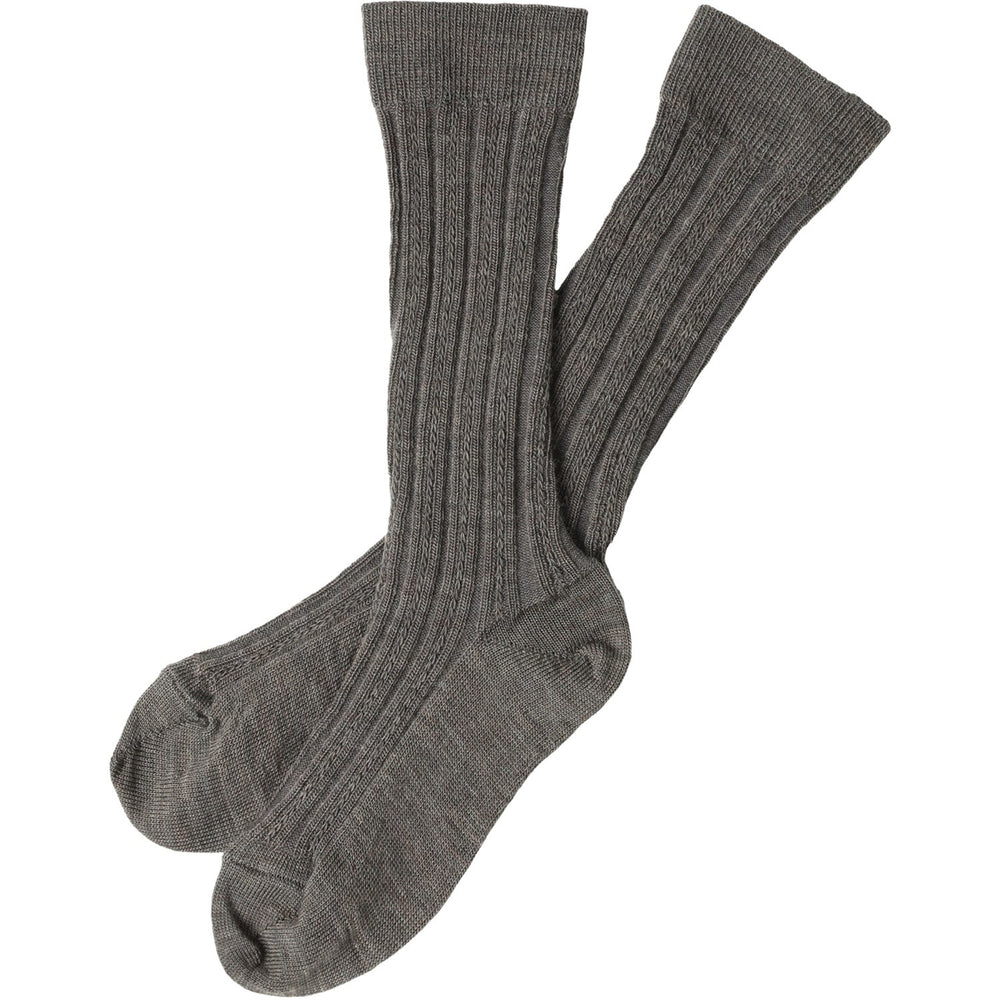 Køb FUB Dark Beige Melange 2-Pak Knee Stockings