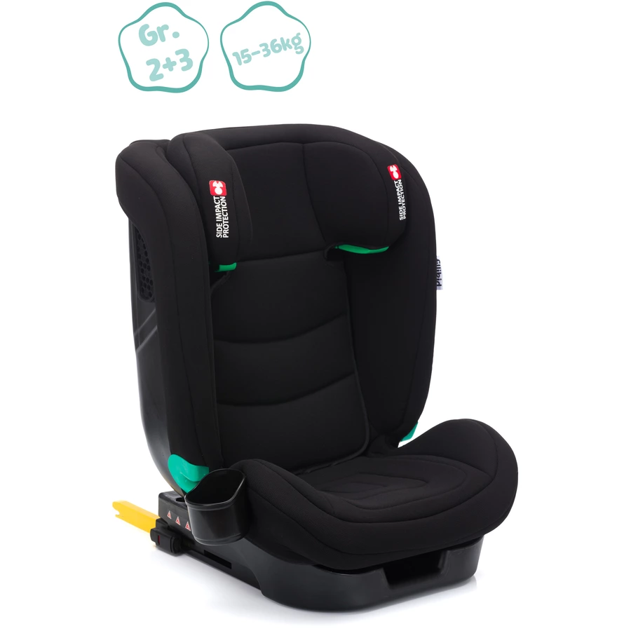 fillikid Kindersitz Elli Pro Isofix i-size 100-150 cm schwarz