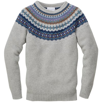 Damenpullover mit Passe, Arctic