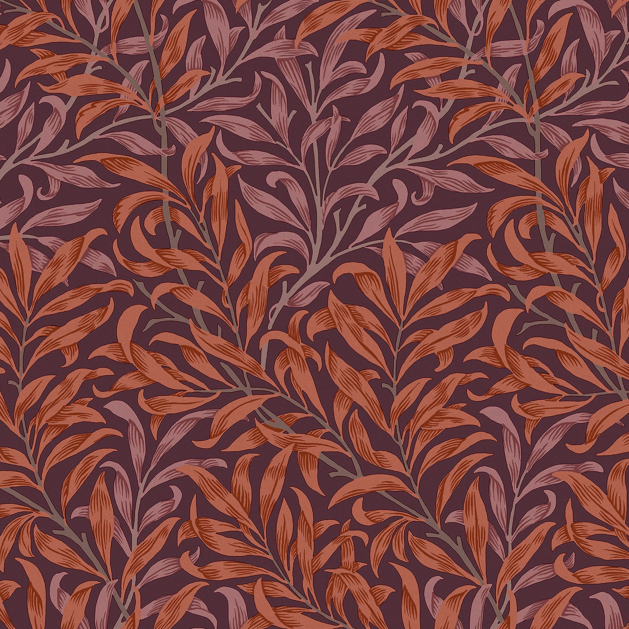 William Morris at Home Vliesbehang Willow Bough Plum - 10mx52cm